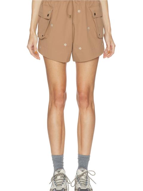 The Embroidered Cargo Short
