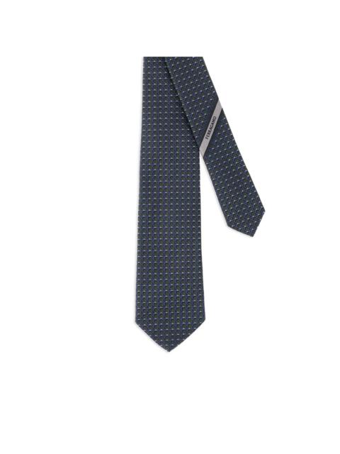 patterned-jacquard tie