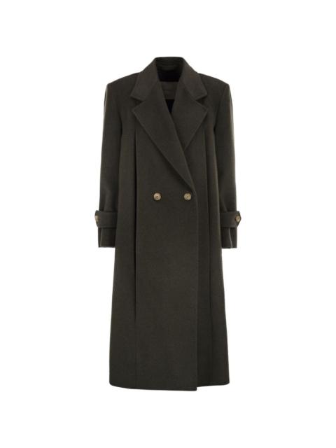 lapel wool coat