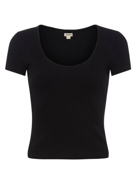 Brynlee Scoopneck Tee