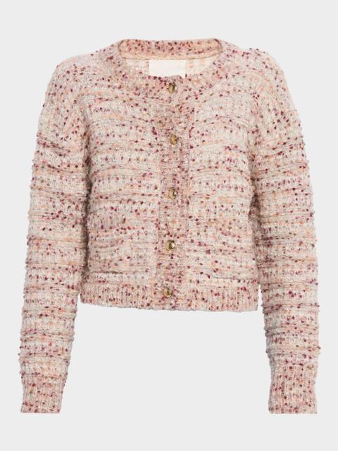 Helena Cropped Double-Pocket Cardigan