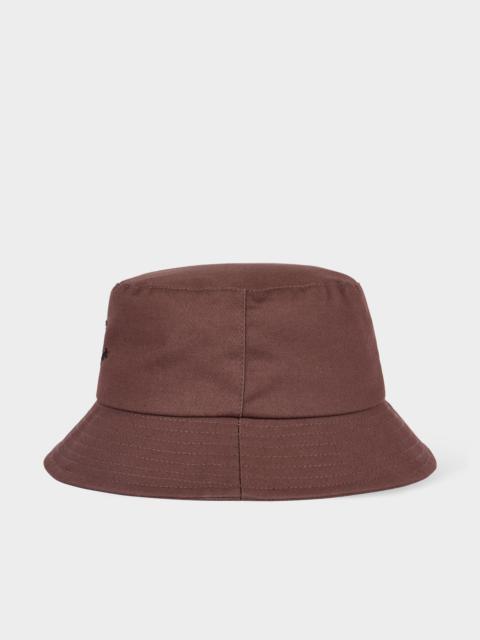 Mauve 'Happy' Bucket Hat