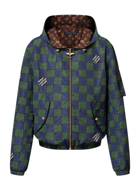 Damier Reversible Windbreaker