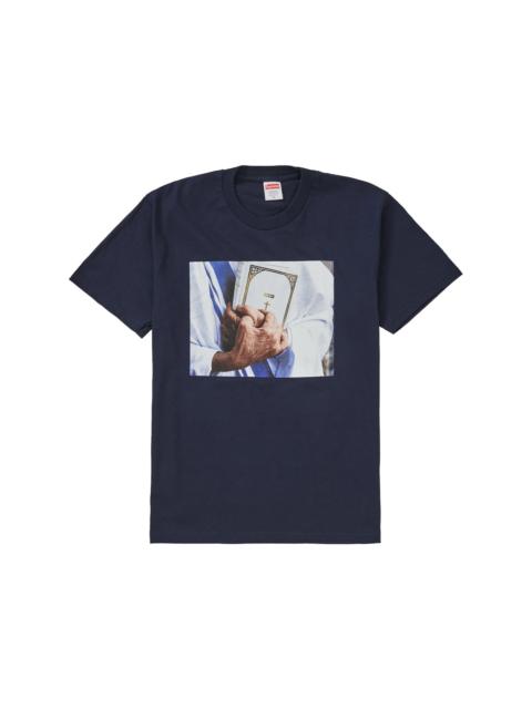 Supreme Bible Tee Navy