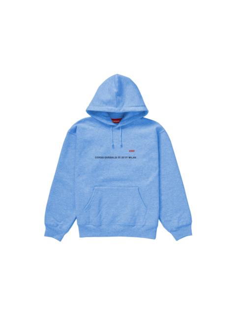 Supreme Small Box Hooded Sweatshirt (Milan Shop) Pale Blue