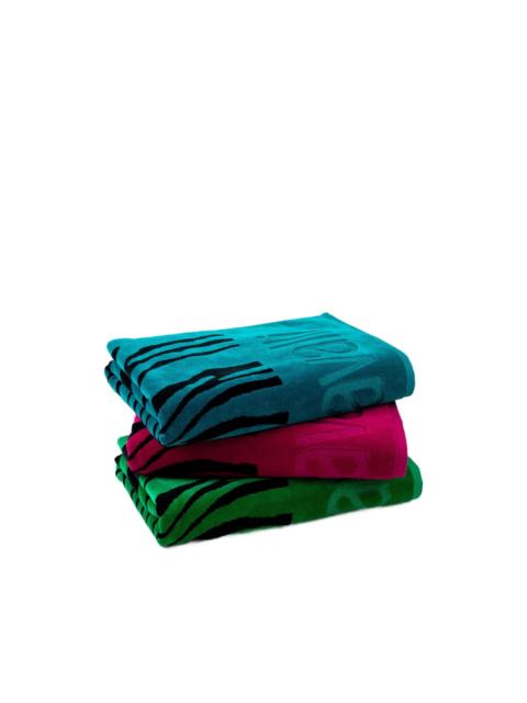 zebra print 2000 beach towel