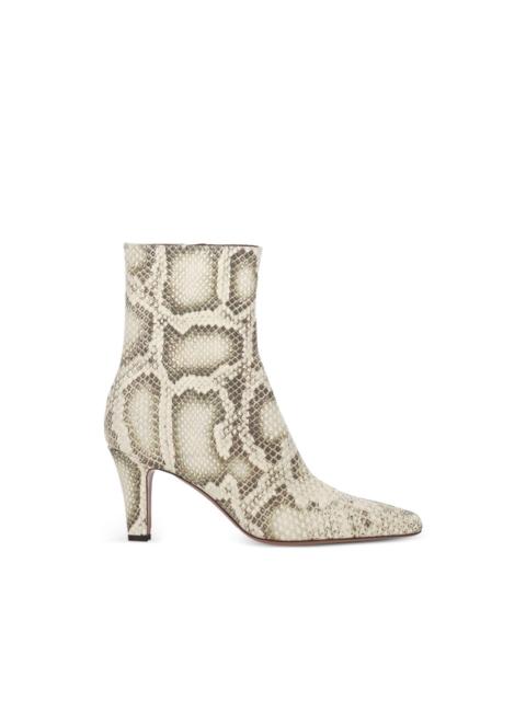 snakeskin boots
