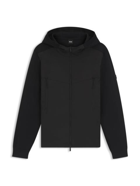 REGULAR-FIT HOODED JACKET WITH WEATHER PROTECTION