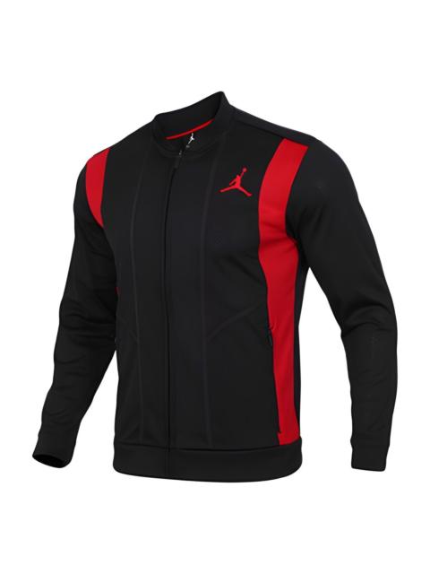 Air Jordan Splicing Zipper Jacket Men's Black 931835-011