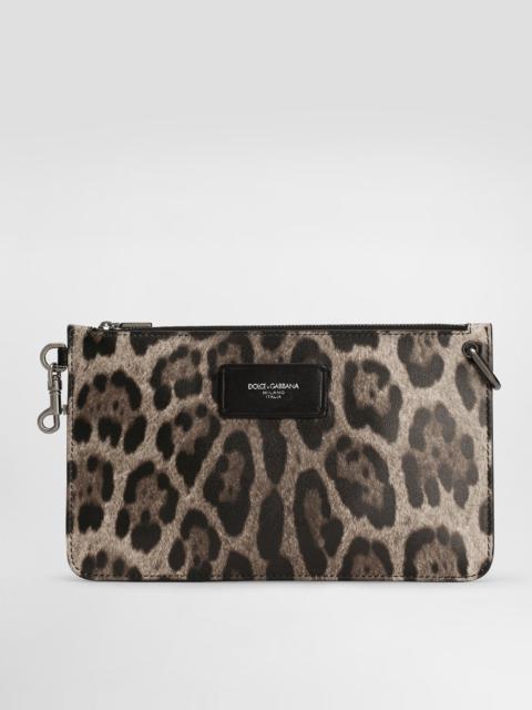 Calfskin toiletry bag