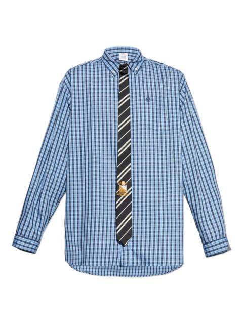checked cotton shirt