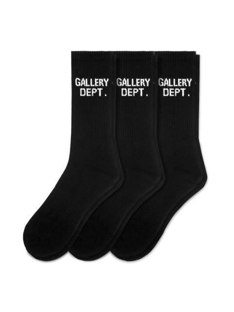 CLEAN BLACK SOCKS - SET OF 3
