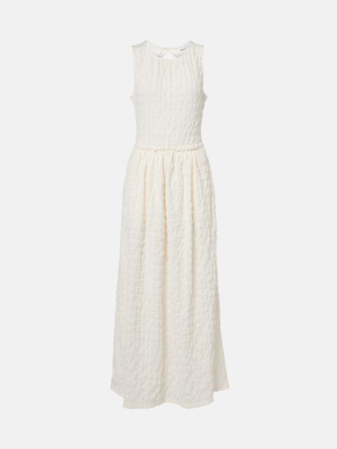 White Label Zoira shirred maxi dress