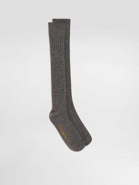 Ribbed socks