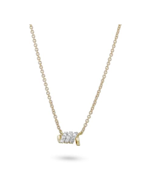 Twinkling Twine Pave Chained Choker