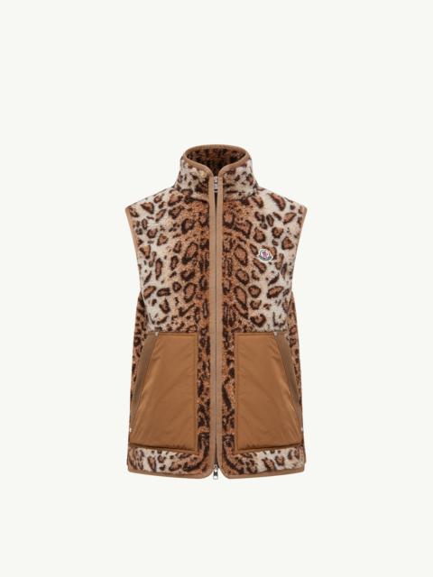 Wool Blend Teddy Zip-Up Vest