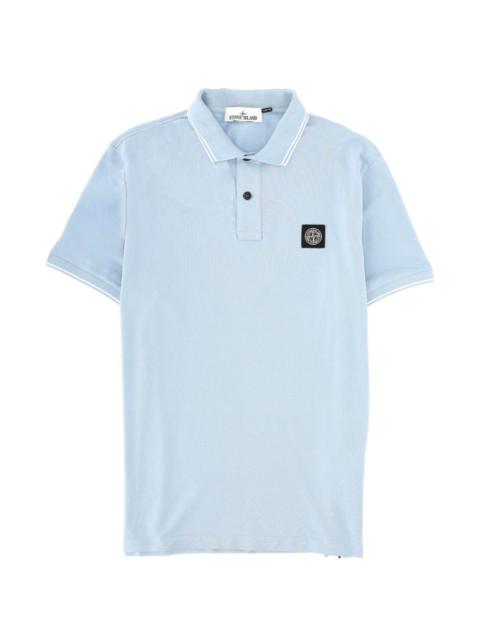 patch short-sleeve polo shirt