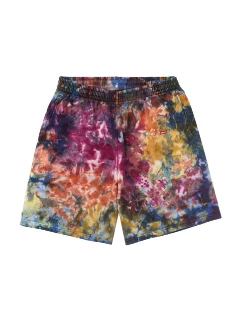 Supreme Overdyed Small Box Sweatshort Multicolor