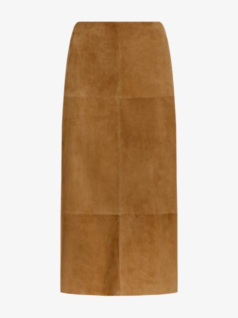 Nadia Skirt in Suede