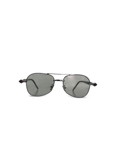 P75 pilot-frame sunglasses