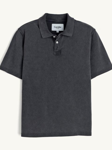 PIQUE POLO - BLACK