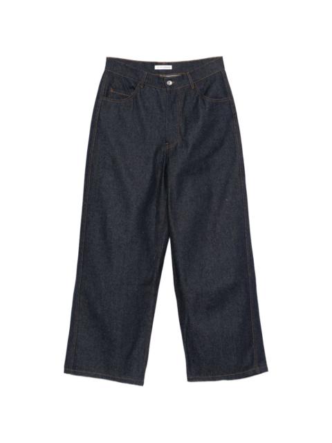 Replacement cropped jeans