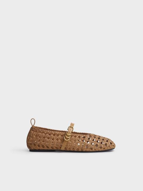 Spire Woven Faux Leather Mary Janes
