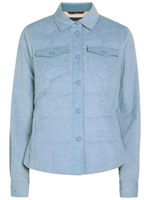 Moncler Nangy Quilted Cotton Shirt Jacket