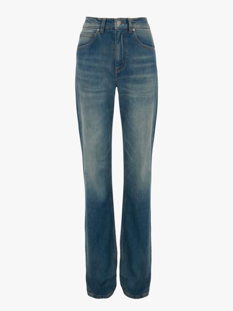 Julia High Waisted Jean In Washed Blue