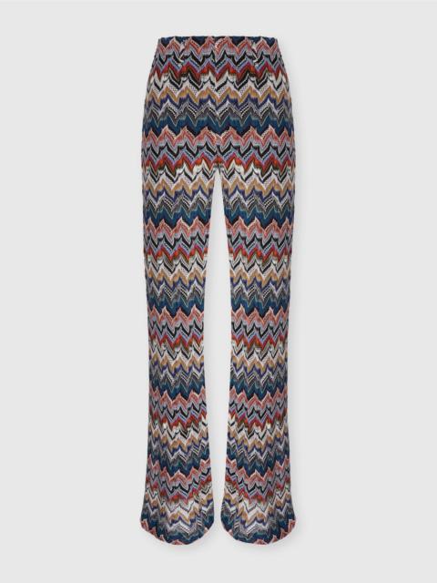 Palazzo Pants in Embroidered Lace