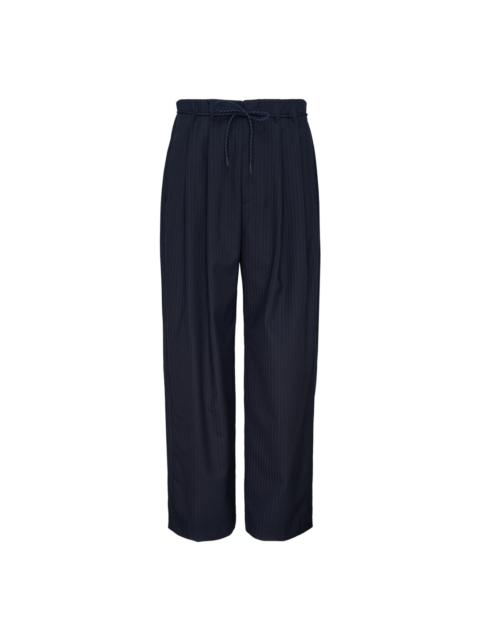 Suiting Pants With Robe Belt Detail