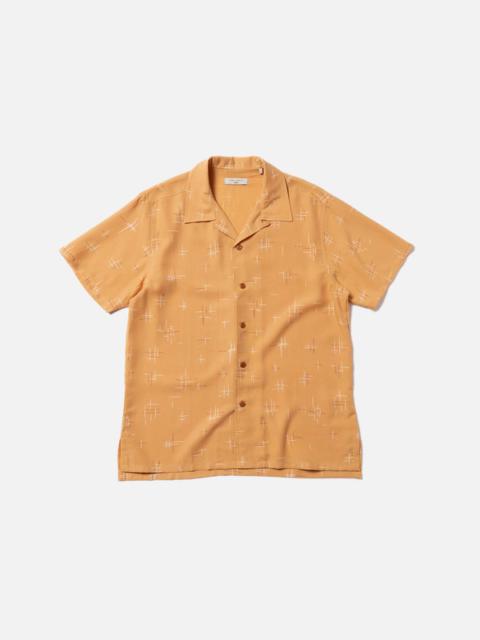 Arvid 50s Hawaii Shirt Ochre