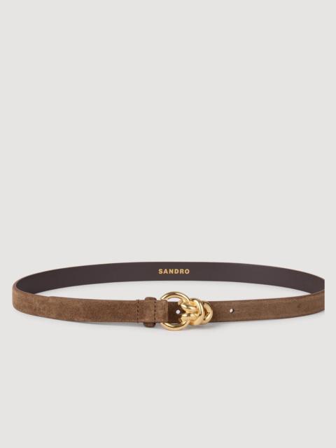 SUEDE LEATHER BELT