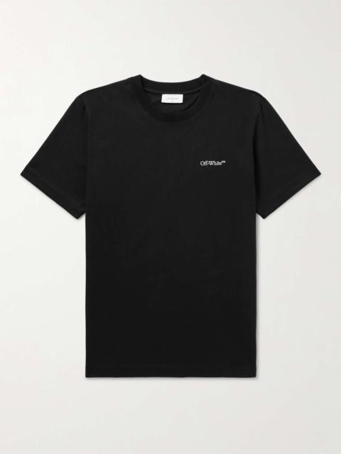 Slim-Fit Logo-Print Cotton-Jersey T-Shirt
