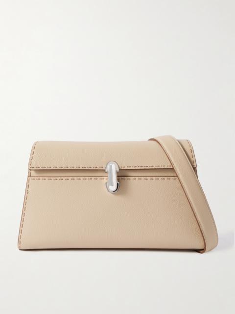 Symmetry Textured-leather Shoulder Bag