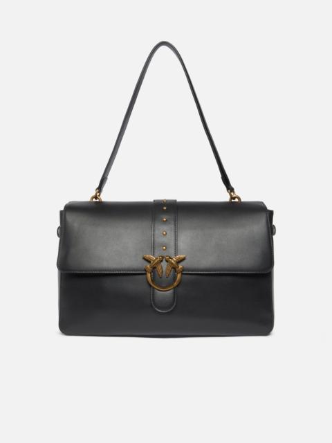 LEATHER MAXI LOVE BAG SLOUCHY SHOULDER BAG