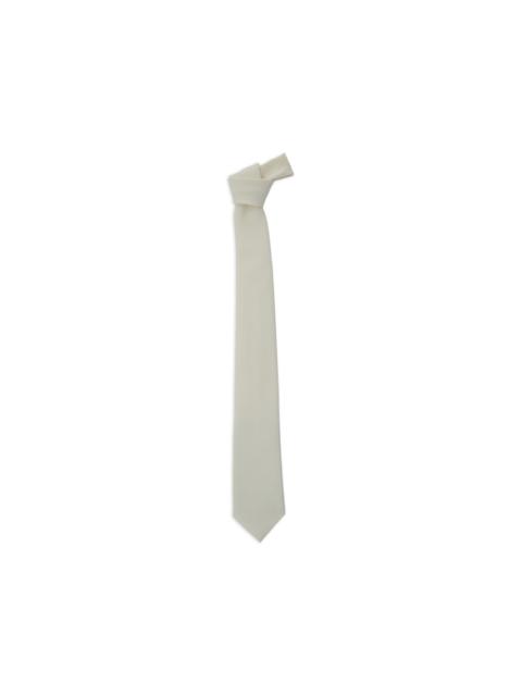 pointed wool tie