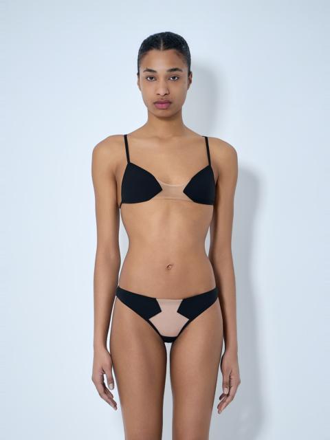Mesh Panel Bikini Set