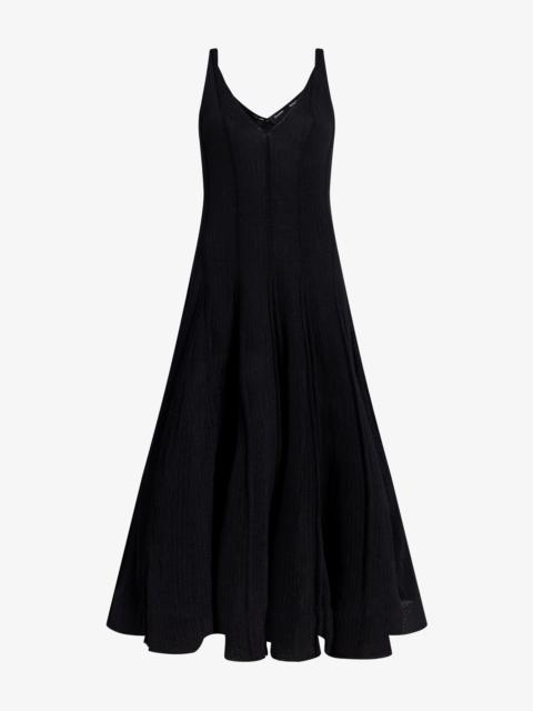 Tavia Dress in Viscose Fringe Knit