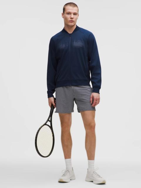 Mesh-Panelled Tennis Short 7"