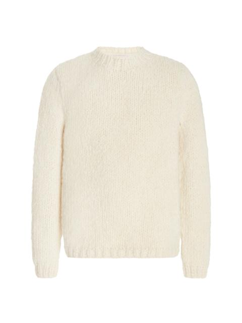 Lawrence Knit Sweater in Ivory Welfat Cashmere