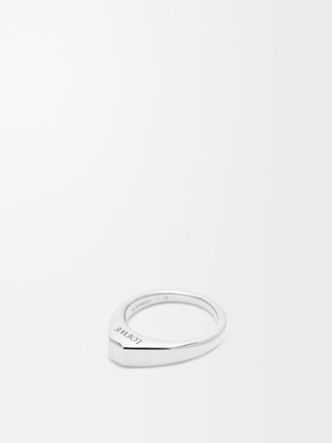 Stirrup ring in sterling silver
