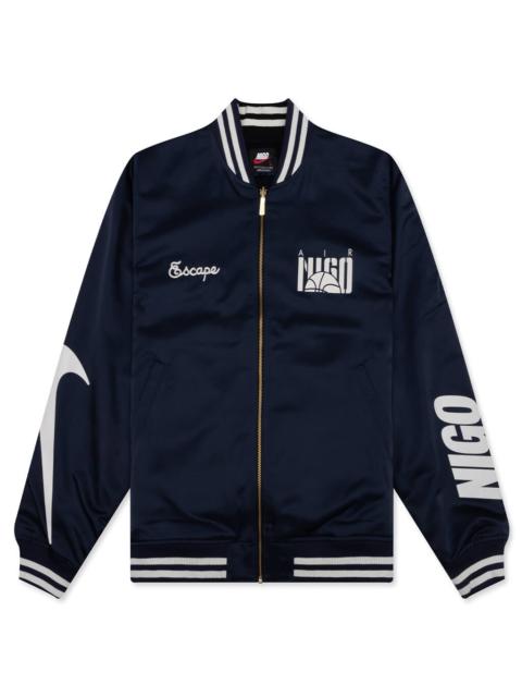 NIKE X NIGO COACH JACKET - MIDNIGHT NAVY/BLACK