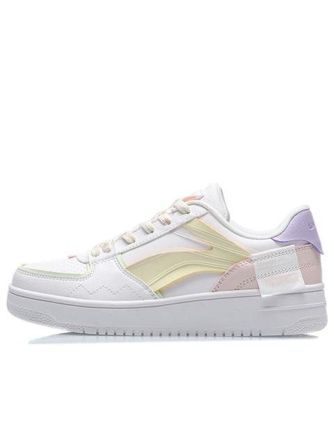 (WMNS) Li-Ning Sport Leisure 'White Yellow Pink' AGCQ378-7