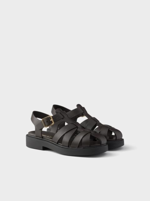 Leather fisherman's sandals