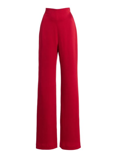 Palermo Wide-Leg Pants red