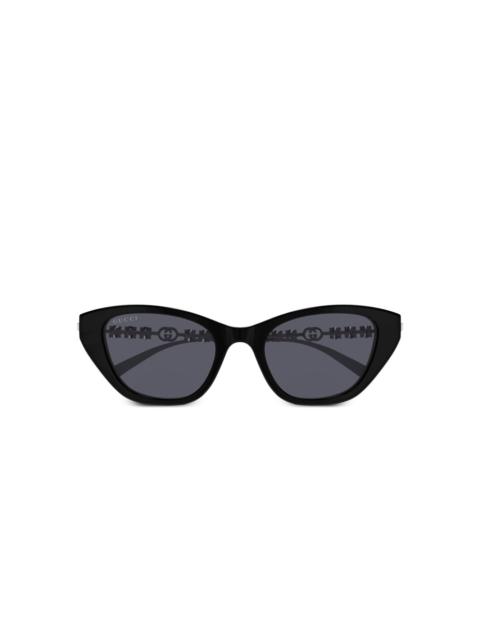 GG1968S cat-eye logo sunglasses