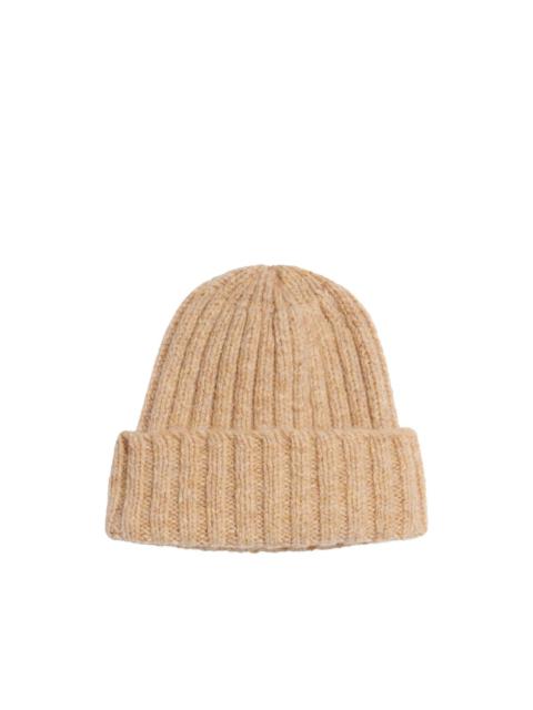 folded-brim beanie hat