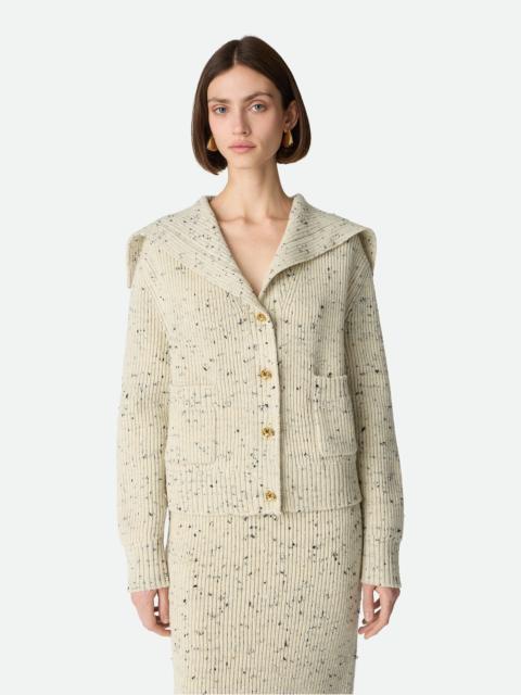 Wool English Rib Cardigan