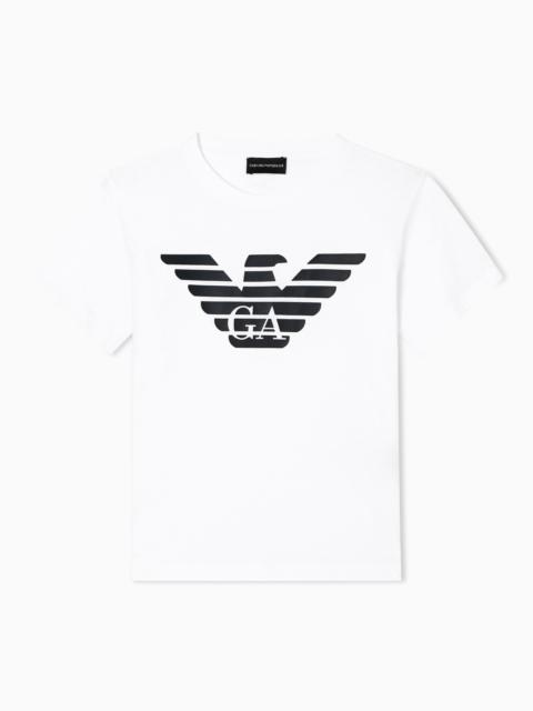 ASV organic-jersey T-shirt with logo print
